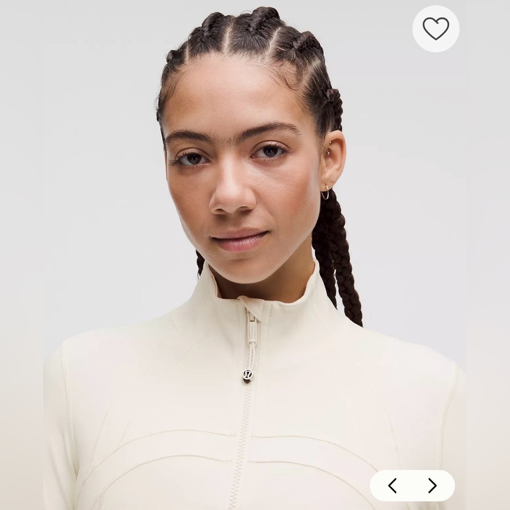 NWT Lululemon Nulu Cropped Define Jacket in Light Ivory Size 6 - Picture 4 of 15